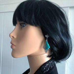 Chrysocolla earrings